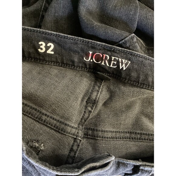 J. Crew NWT Flawed ‘96 High Rise Cropped Kick out Jeans Straight Leg Black 32 - Picture 5 of 7